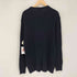 ユニクロ UNIQLO CASHMERE コットンカシミヤケーブルクルーネックセーター メンズ 3XL