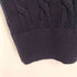ユニクロ UNIQLO CASHMERE コットンカシミヤケーブルクルーネックセーター メンズ 3XL