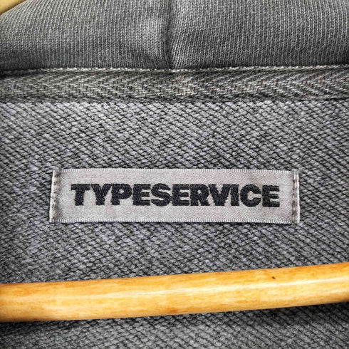 TYPESERVICE ヴィンテージ加工 ウォッシュ フーディー パーカー メンズ