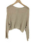 ユナイテッドアローズグリーンレーベルリラクシング UNITED ARROWS green label relaxing メッシュ クロップド 2WAY プルオーバー ニット ―ウォッシャブル― レディース