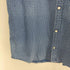トミーヒルフィガー TOMMY HILFIGER Real Indigo 幾何学模様 ボタンダウンシャツ メンズ XL