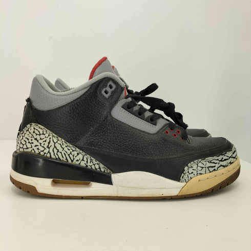 ジョーダンブランド JORDAN BRAND AIR JORDAN 3 RETRO BLACK CEMENT ミッドカットスニーカー メンズ JPN:26.5