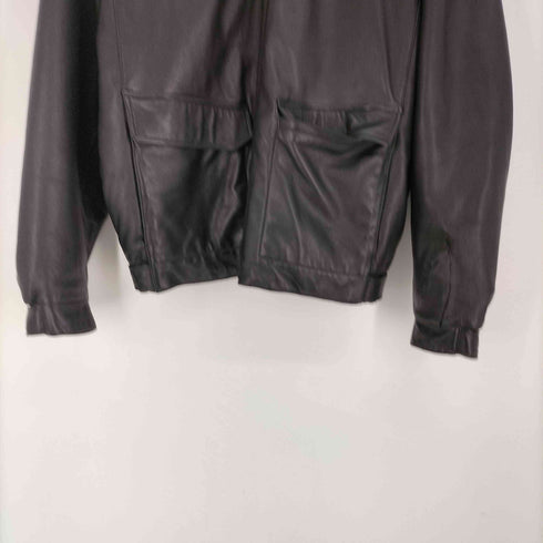 KENNET COLE newyork 本革 裏起毛 レザージャケット メンズ import:L