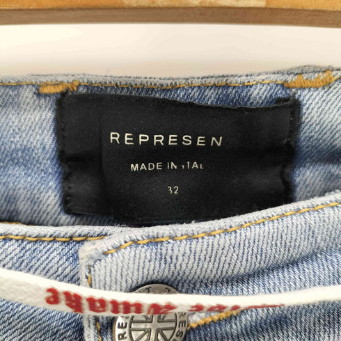 REPRESEN デストロイスキニーデニム メンズ 32