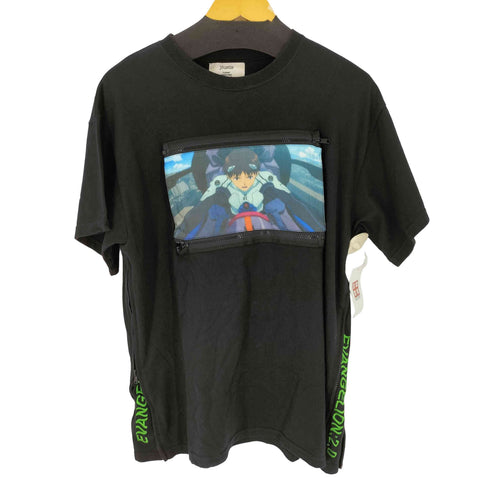 ジュエティ jouetie アニメ コラボ ジップデザイン プリント 刺繍 Tシャツ レディース JPN:M