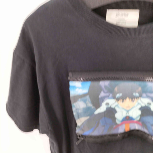 ジュエティ jouetie アニメ コラボ ジップデザイン プリント 刺繍 Tシャツ レディース JPN:M