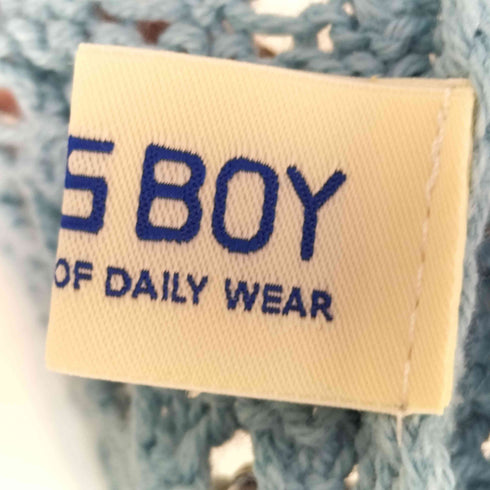 ビームスボーイ BEAMS BOY フリル ニット カーディガン レディース