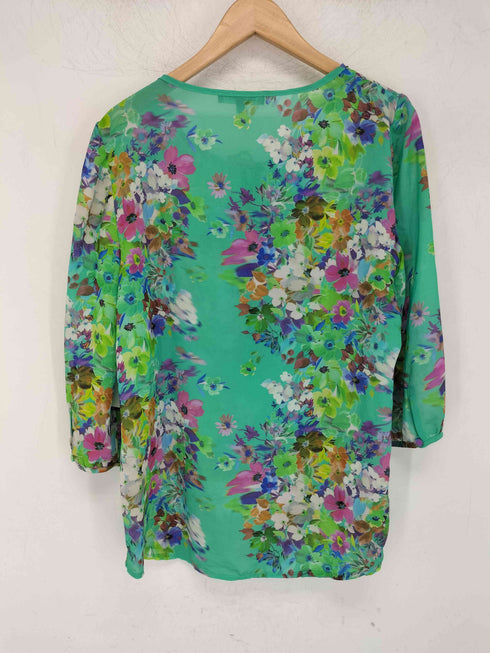 ローラアシュレイ LAURA ASHLEY フラワー転写ブラウス レディース EUR:38