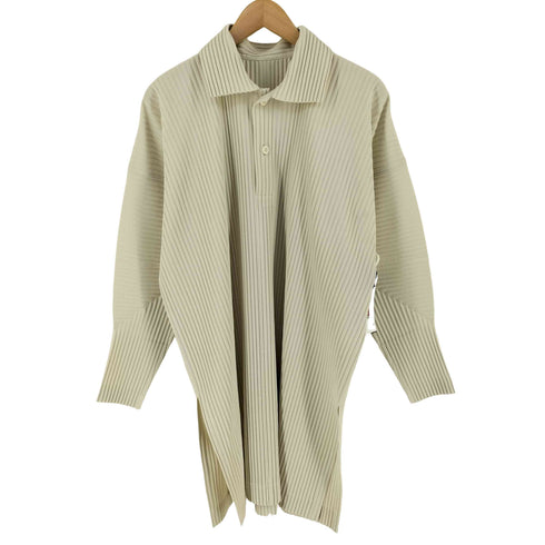 オムプリッセイッセイミヤケ HOMME PLISSE ISSEY MIYAKE L/S プリーツ ポロシャツ メンズ JPN:2