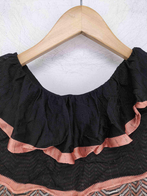 ミッソーニ MISSONI ウールレーヨン ニットワンピース レディース EUR:42
