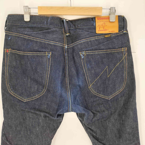 ネイバーフッド NEIGHBORHOOD CASH CA NARROW STRAIGHT 濃紺 インディゴ ジップフライ デニムパンツ メンズ JPN:M
