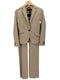 バーバリーロンドン BURBERRY LONDON 1B テーラード ジャケット パンツ スカート 3点 セットアップ レディース ジャケット:38 パンツ スカート:40