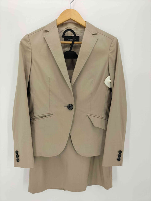 バーバリーロンドン BURBERRY LONDON 1B テーラード ジャケット パンツ スカート 3点 セットアップ レディース ジャケット:38 パンツ スカート:40