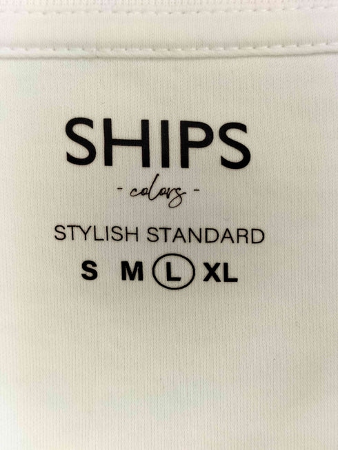 シップスカラーズ SHIPS Colors シルケット コットン クルーネック Tシャツ メンズ JPN:L