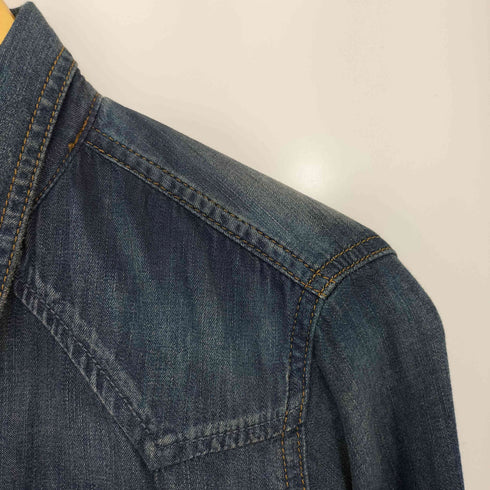 ディーゼル DIESEL NEW- SONORA ヴィンテージ加工ウエスタンデニムシャツ メンズ import:L