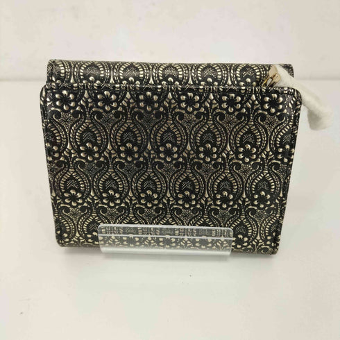 アナスイ ANNA SUI フラワー型押し ウォレット レディース