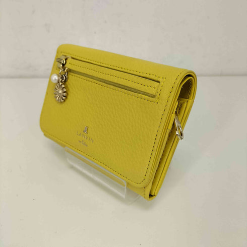 ランバンオンブルー LANVIN en Bleu フラワーチャーム ウォレット レディース
