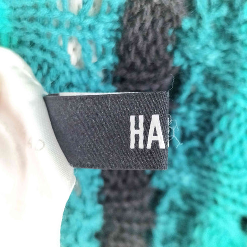 ハレ HARE スカシアミストライプニットプルオーバー メンズ FREE