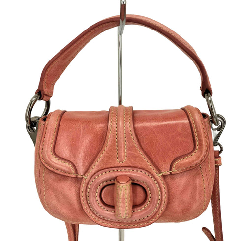 プラダ PRADA レザー ミニ ショルダーバッグ レディース