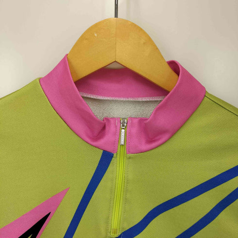デサント descente 80-90S マルチカラー サイクリング ジャージ メンズ