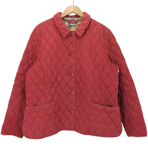 エルエルビーン L.L.Bean 裏地 チェック THERMORE キルティング ジャケット レディース import:XL