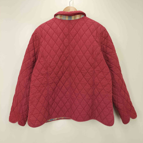 エルエルビーン L.L.Bean 裏地 チェック THERMORE キルティング ジャケット レディース import:XL
