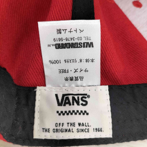 バンズ VANS スター ロゴ刺繍 ベースボール キャップ メンズ FREE
