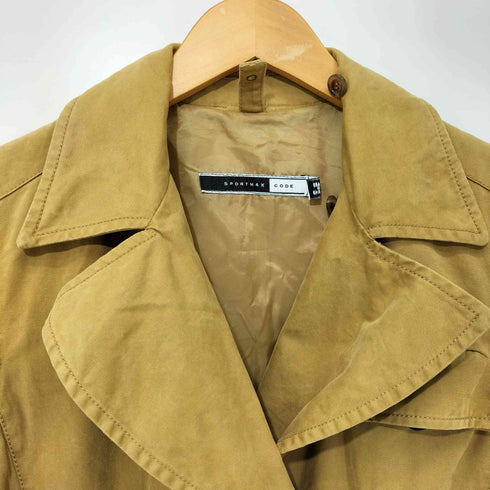 スポーツマックスコード SPORTMAX CODE コットンツイル ショート トレンチコート レディース EUR:40