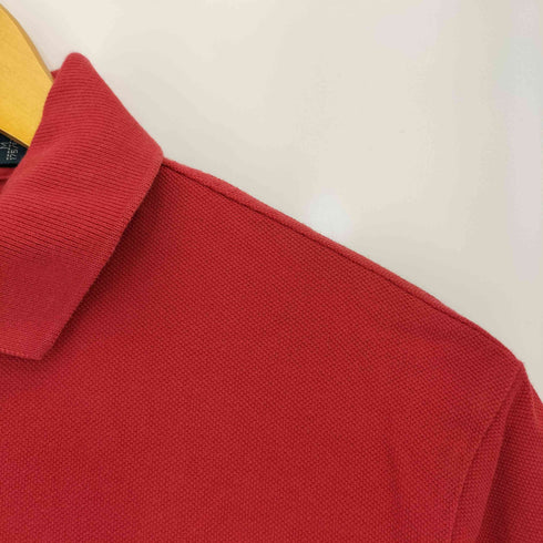 ポロバイラルフローレン Polo by RALPH LAUREN CUSTOM FIT ポニー刺繍 鹿の子 S/S ポロシャツ メンズ import:M