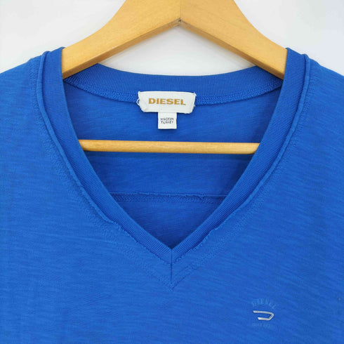 ディーゼル DIESEL ロゴ インサイドアウト Vネック S/S Tシャツ メンズ import:L