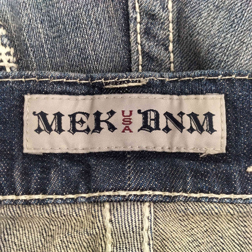 MEK DNM バック刺繍 ストレートデニムパンツ メンズ US:34-35