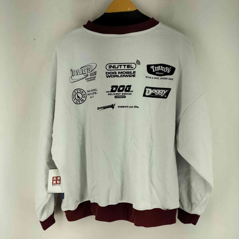 SEQUENZ ツートーン ドッグプリント スウェット レディース JPN:XL