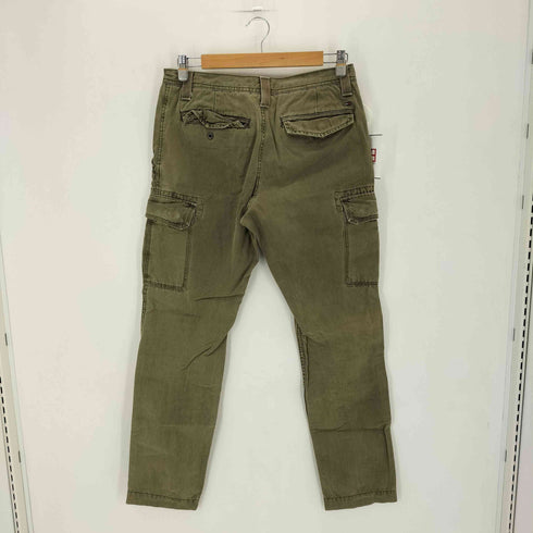 トミーヒルフィガー TOMMY HILFIGER ボタンフライスリムカーゴパンツ メンズ 32/32