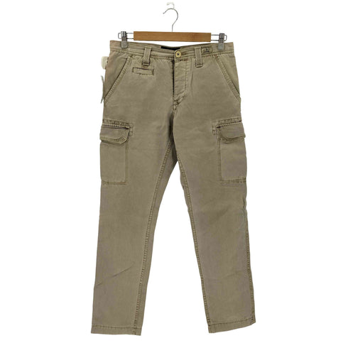 トミーヒルフィガー TOMMY HILFIGER ボタンフライスリムカーゴパンツ メンズ 32/32