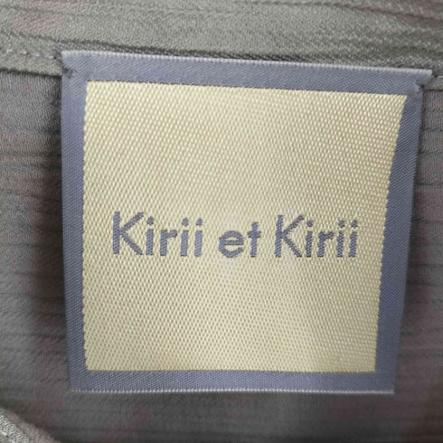 Kirii et Kirii ボウタイ プリーツ ブラウス レディース M