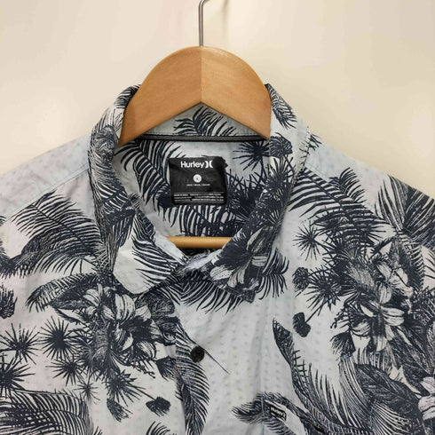 ハーレー Hurley トロピカル パターン S/S アロハ シャツ メンズ import:L