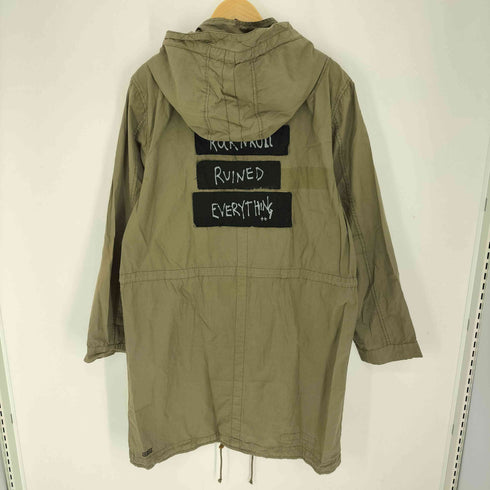 スビ KSUBI パッチワーク デザイン モッズコート メンズ import:M