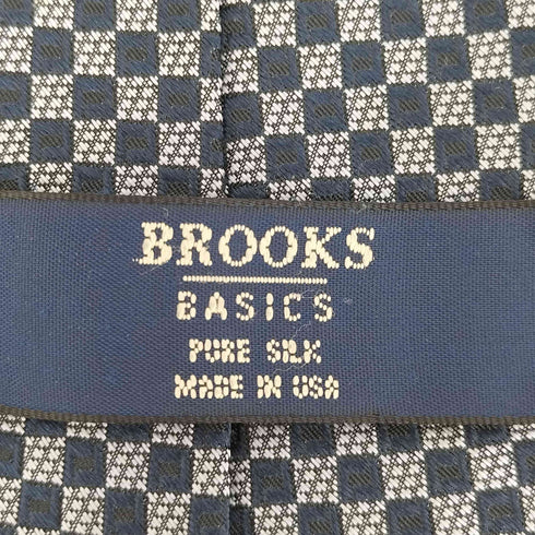 ブルックスブラザーズ BROOKS BROTHERS 総柄 USA製 シルク ネクタイ メンズ
