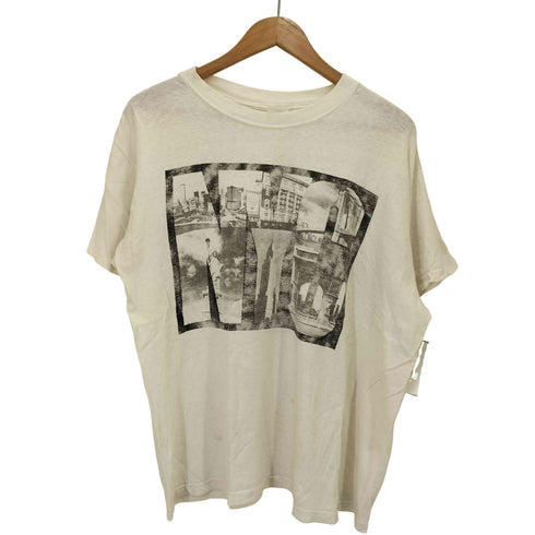 フォトプリント クルーネック ショートスリーブ Tシャツ メンズ import:XL