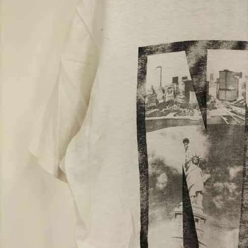フォトプリント クルーネック ショートスリーブ Tシャツ メンズ import:XL