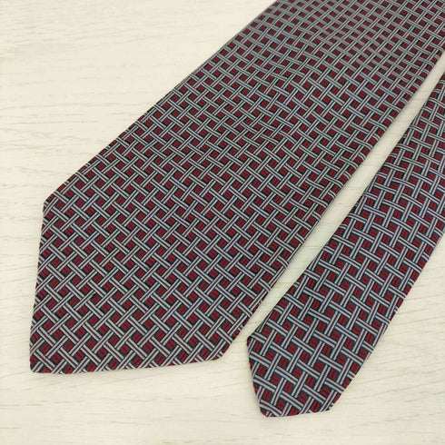 ブルックスブラザーズ BROOKS BROTHERS 基盤格子 USA製 シルク ネクタイ メンズ