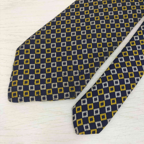 ブルックスブラザーズ BROOKS BROTHERS 幾何学 USA製 シルク ネクタイ メンズ