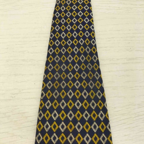 ブルックスブラザーズ BROOKS BROTHERS 幾何学 USA製 シルク ネクタイ メンズ