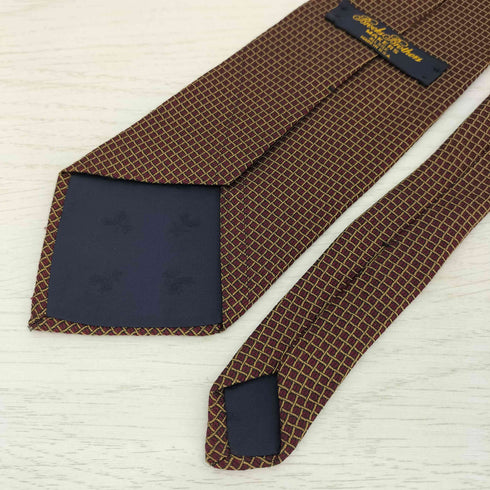 ブルックスブラザーズ BROOKS BROTHERS チェック USA製 シルク ネクタイ メンズ