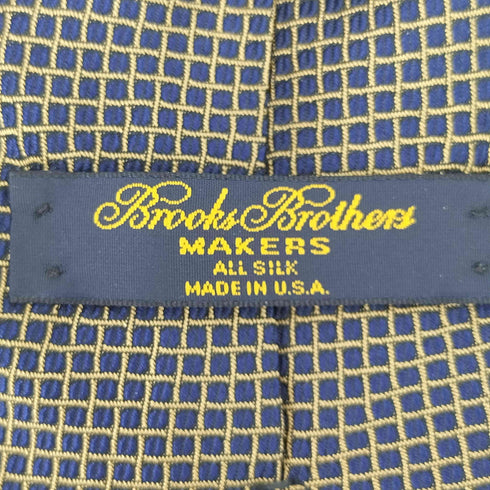 ブルックスブラザーズ BROOKS BROTHERS チェック USA製 シルク ネクタイ メンズ