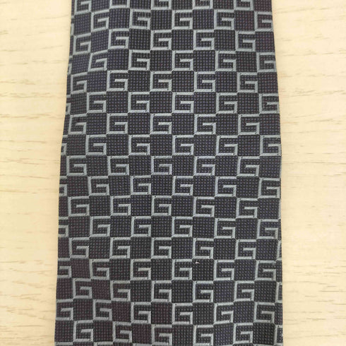 グッチ GUCCI 総柄 イタリア製 シルク ネクタイ メンズ