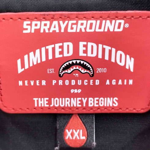 SPRAYGROUND FEIDE 刺繍 スタジアムジャケット メンズ XXL