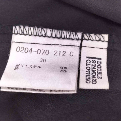 ダブルスタンダードクロージング DOUBLE STANDARD CLOTHING T/Cブロード ノースリーブブラウス レディース 36