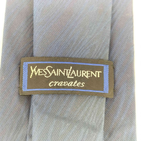 イヴサンローラン Yves Saint Laurent 総柄 シルクネクタイ メンズ