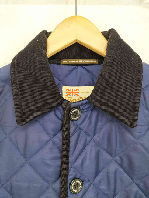 トラディショナルウェザーウェア Traditional Weatherwear 襟コーデュロイ キルティングジャケット メンズ UK:36